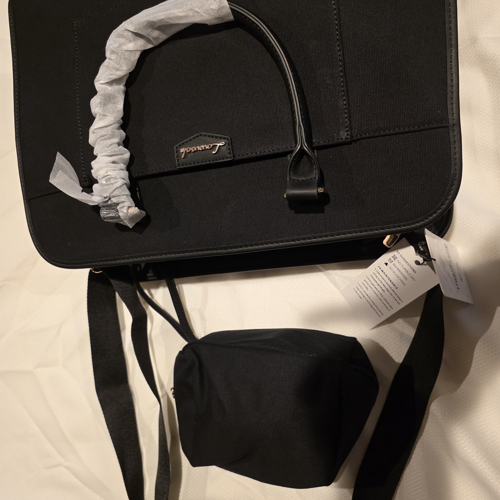 Elegant Black Handbag Set